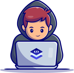 Hablu is programming his laptop